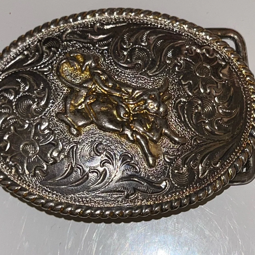 Nocona Young Cowboy/girl Belt With Nocona Buckle & Buckle Bundle Mexico & Taiwan